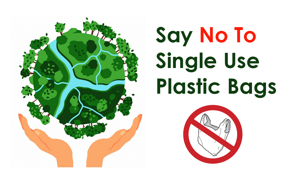 Say no to plastic, use eco-friendly alternatives 