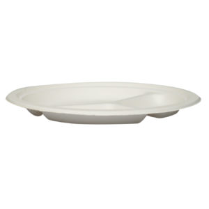10 Inch 3 Compartment Plate