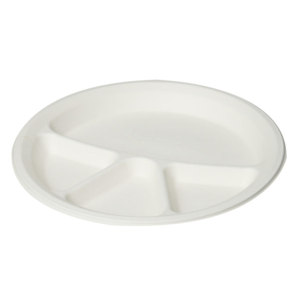 12 Inch 4 Compartment Plate