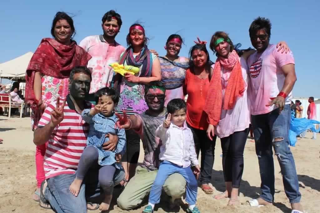 Celebrate Holi with your family members